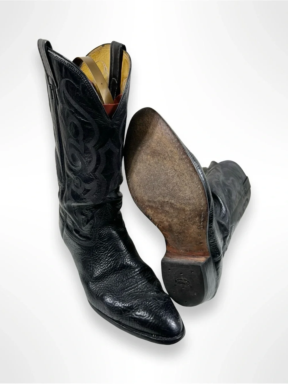 NOCONA vintage 90s bull shoulder western boots